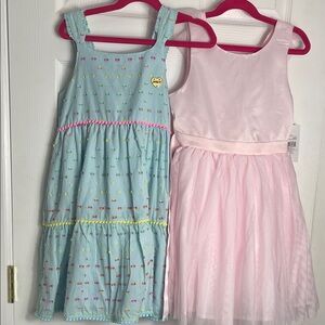 Bundle of 2 Easter Spring Dresses for Kids